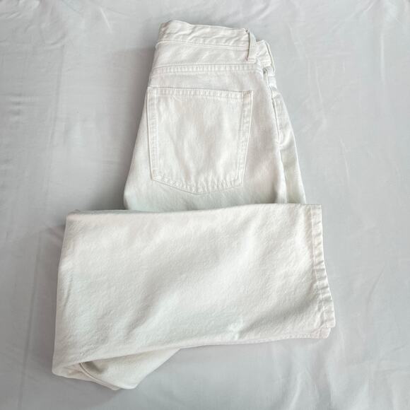 SLVRLAKE Beatnik Slim Fit High Rise Jeans White Wash Women's Size 27 - Picture 10 of 16